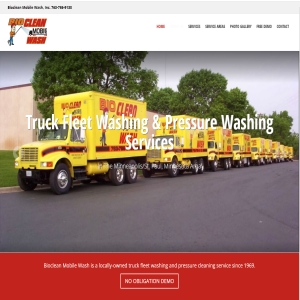 Fleet Washing business website design