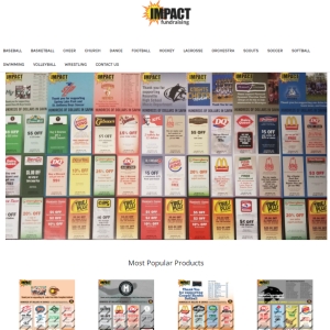 Online store – fundraising cards