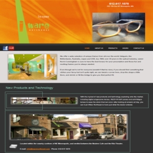 Eye Glasses Website Design