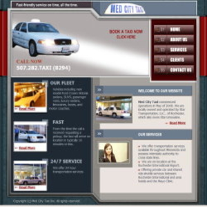 Taxi Company Website Design